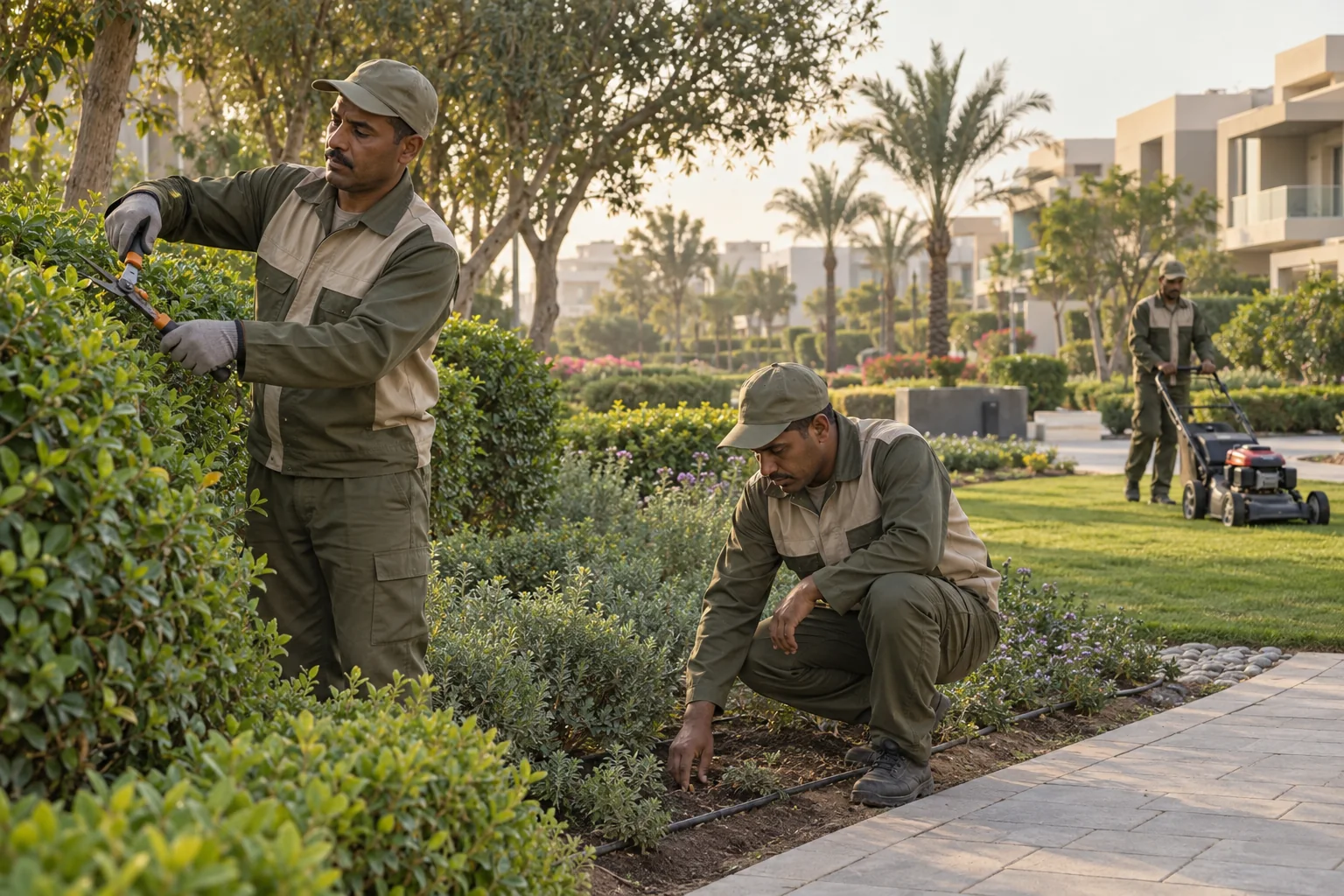 الصيانة ودورة حياة الحديقة